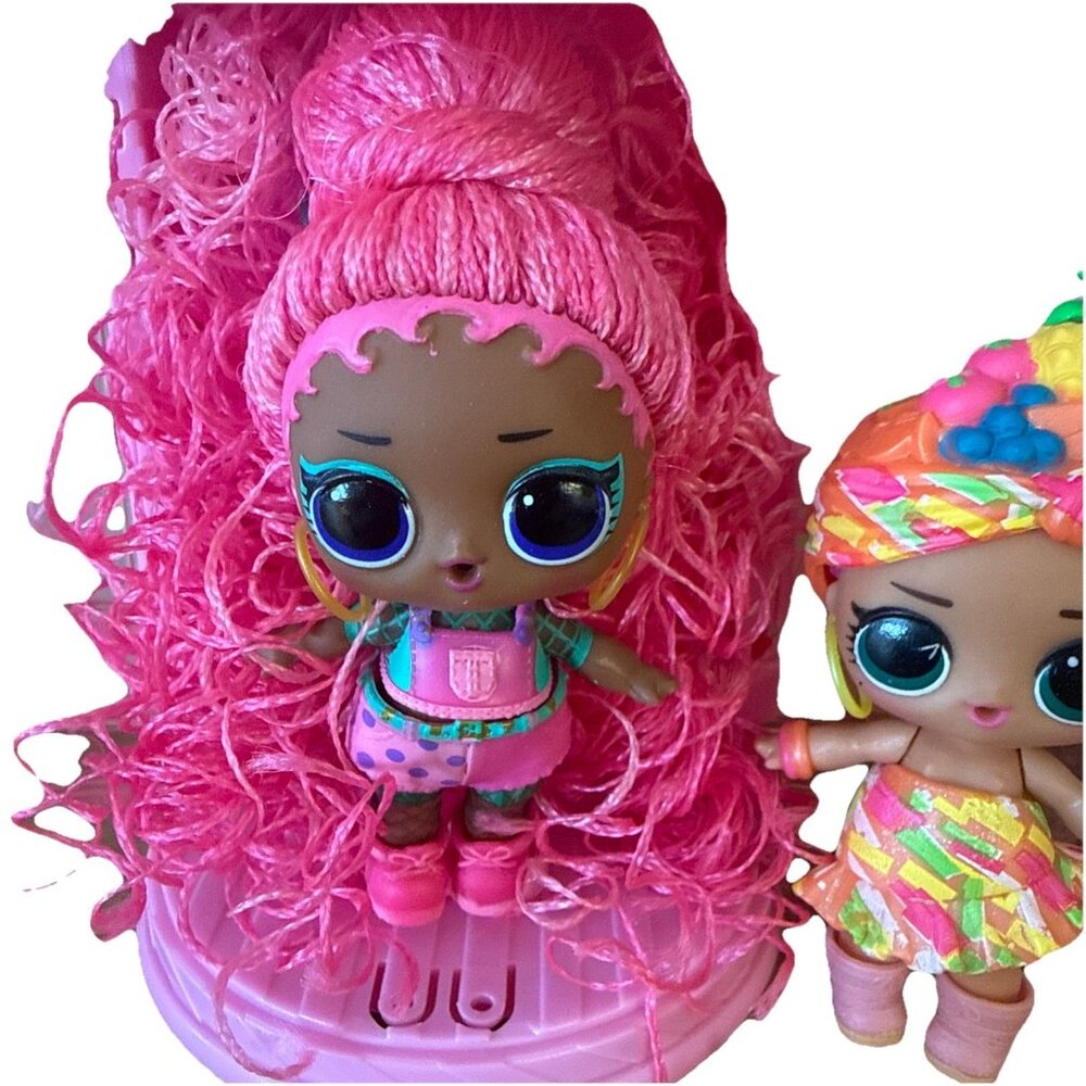 2 Lot LOL Surprise Dolls SUPA FLY Super Remix Hair Flip / Candy Chica / Capsule - Picture 3 of 12